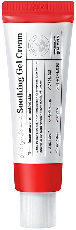 Peptide Soothing Gel-Cream for Problem Skin - Mizon Good Bye Blemish Soothing Gel Cream — photo N1