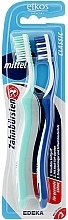 Medium Classic Toothbrush, turquoise + blue - Elkos Dental — photo N1