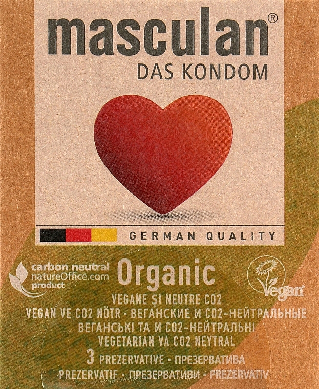 Organic Condoms - Masculan — photo N1