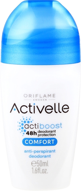 Roll-On Antiperspirant Deodorant with Caring Complex - Oriflame Activelle Comfort Anti-Perspirant Deodorant — photo N1