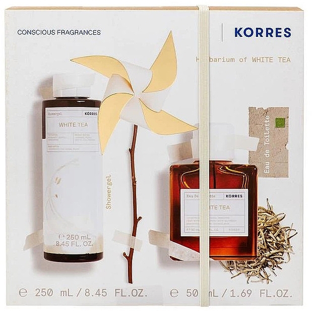 Korres White Tea - Set (edt/50ml+sh/gel/250ml) — photo N1