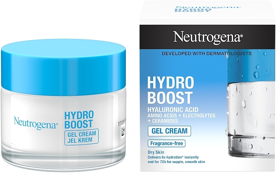 Moisturizing Face Cream-Gel - Neutrogena Hydro Boost Gel Cream Moisturiser — photo N2