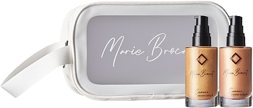 Set - Marie Brocart Solari Shimmer Travel Set (b/gel/50 ml + b/oil/50 ml + bag) — photo N1
