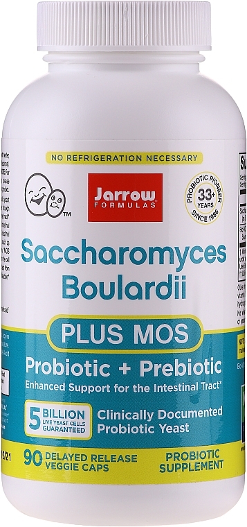 Saccharomyces Boulardii Plus MOS - Jarrow Formulas Saccharomyces Boulardii + MOS — photo N3