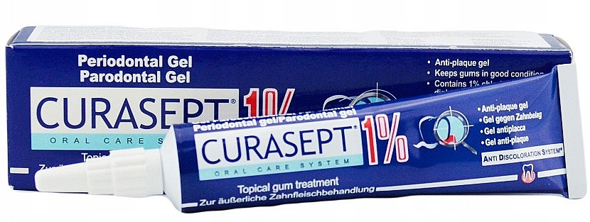 1% Chlorhexidine Periodontal Gel - Curaprox Curasept 1% ADS Parodontal Gel — photo N1