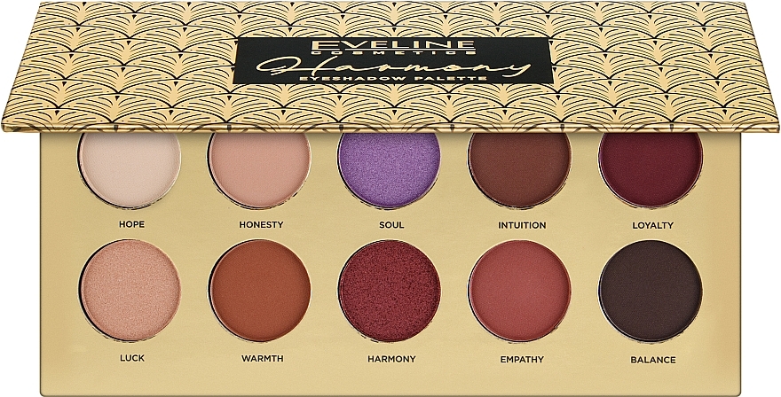 Eyeshadow Palette - Eveline Cosmetics Eyeshadow Palette Harmony — photo N1