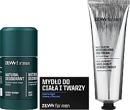 Set - Zew For Men (cr/80ml + soap + deo) — photo N2