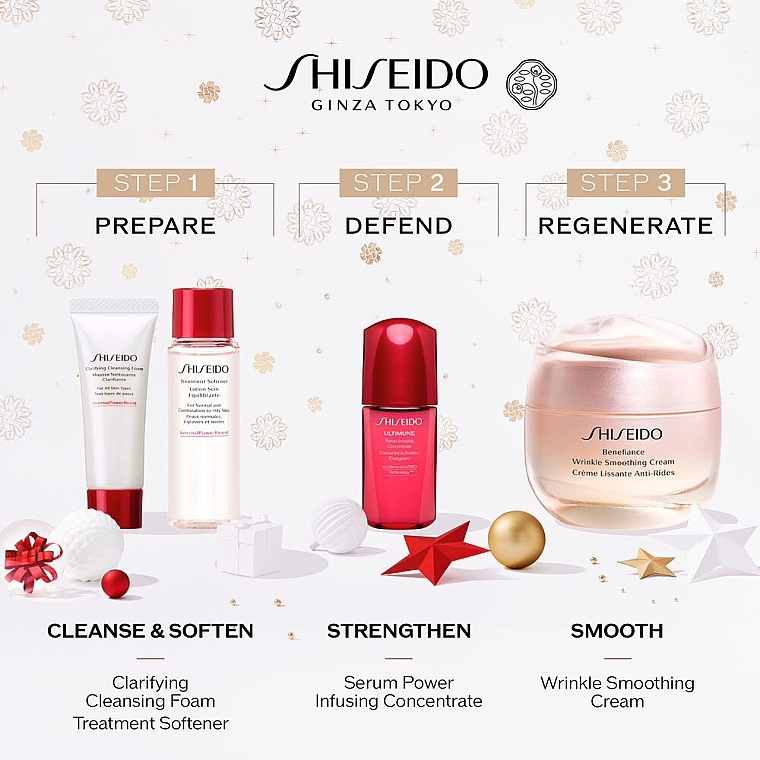 Beauty Kit, 5 pcs - Shiseido Benefiance Wrinkle Correcting Ritual & Ginza Night Eau de Parfum Intense — photo N3