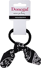 Fragrances, Perfumes, Cosmetics Hairband, FA-5621, black with white - Donegal