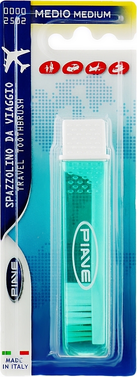 Voyage Toothbrush, medium, green - Piave — photo N4