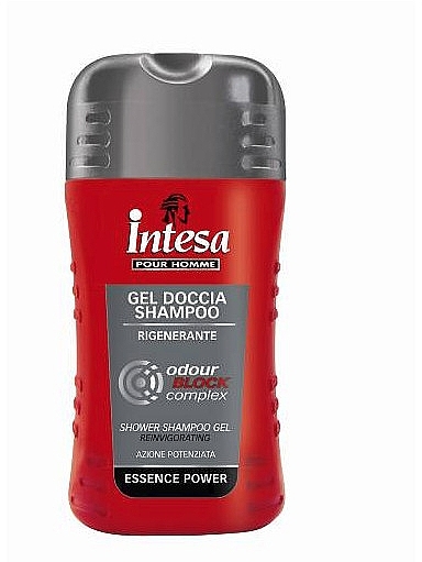 Odour Block Complex Shower Shampoo Gel "Essence Power" - Intesa Silver Essence Power Shower Shampoo Gel — photo N3