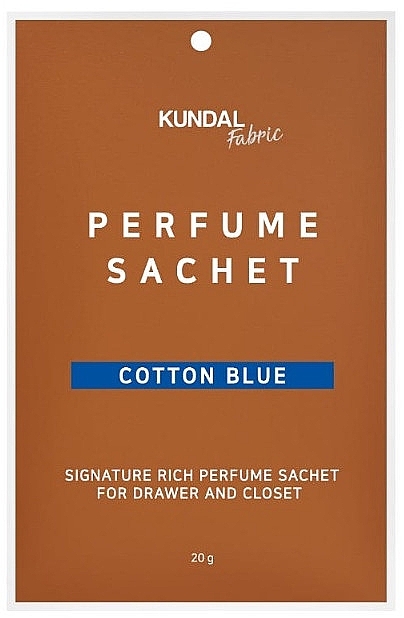 Scented Sachet - Kundal Fabric Cotton Blue Signature Rich Perfume Sachet — photo N1