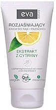 Fragrances, Perfumes, Cosmetics Hand & Nail Cream with Lemon Extract - Eva Natura