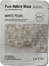 Fragrances, Perfumes, Cosmetics Pearl Sheet Mask - Secriss Pure Nature White Pearl Mask