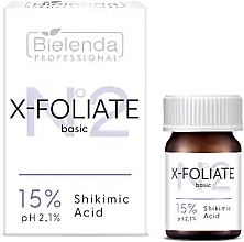 Fragrances, Perfumes, Cosmetics Shikimic Acid 15% - Bielenda Professional X-Foliate Basic