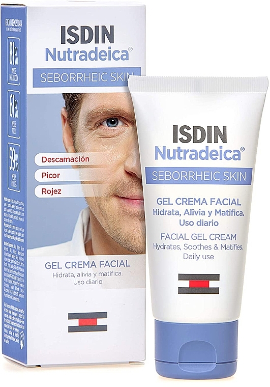 Face Gel Cream for Seborrheic Skin - Isdin Nutradeica Face Gel Cream For Seborrheic Skin — photo N1