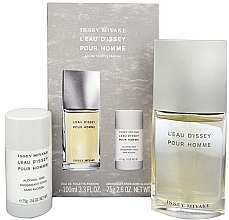 Fragrances, Perfumes, Cosmetics Issey Miyake LEau DIssey Pour Homme - Set (edt/100ml + deo/75g)