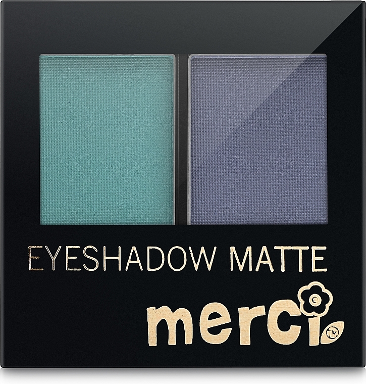 Matte Dual Eyeshadow - Merci Eyeshadow Matte — photo N2