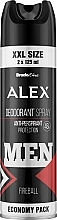 Fragrances, Perfumes, Cosmetics Deodorant Spray for Men - Bradoline Alex Fireball Deodorant