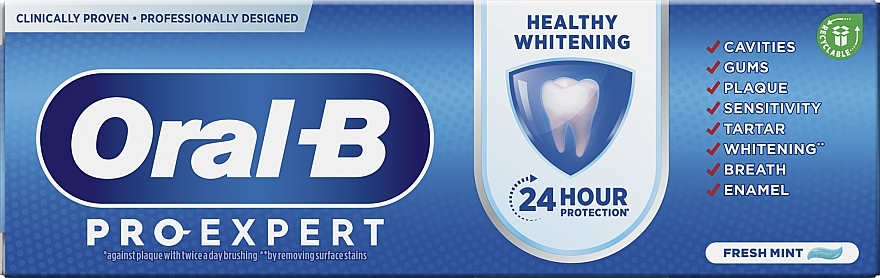 Whitening Toothpaste - Oral-B Pro-Expert Whitening Toothpaste — photo N9