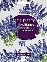 Fragrances, Perfumes, Cosmetics Soothing Face Mask with Lavender Extract - Mond'Sub Lavender Smoothing & Firming Facial Mask