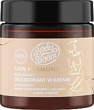 Cream Deodorant 'Wild Flowers' - BodyBoom Skin Harmony Natural Cream Deodorant — photo N1