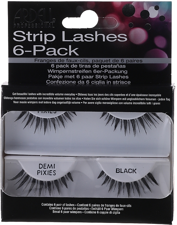 False Lashes - Ardell Strip Lashes 6-Pack — photo N1