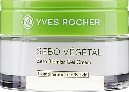 Fragrances, Perfumes, Cosmetics Facial Gel Cream - Yves Rocher Sebo Vegetal Gel-Creme