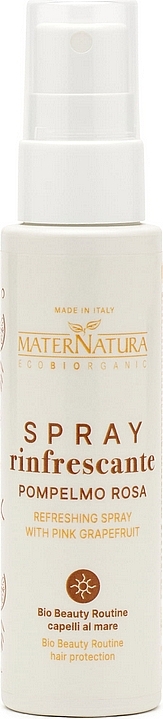 Refreshing Face, Body & Hair Spray with Pink Grapefruit - MaterNatura Refreshing Spray With Pink Grapefruit — photo N1