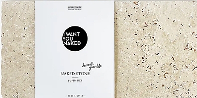 Super Size Natural Stone Soap Dish - I Want You Naked Stone Soap Holder From Natural — photo N1