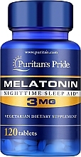 Fragrances, Perfumes, Cosmetics Melatonin Dietary Supplement, 3 mg - Puritan's Pride Melatonin