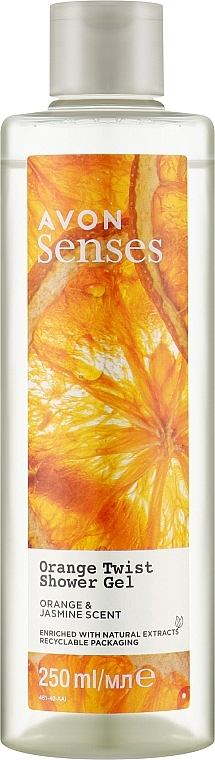 Shower Gel - Avon Senses Orange Twist Shower Gel — photo N1