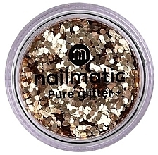 Glitter for Nail Design - Nailmatic Pure Glitter Large Gold Glitter — photo N2