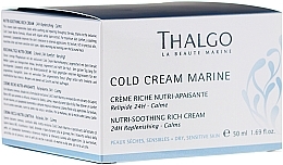 Repairing Cream for Extra Dry and Sensitive Skin - Thalgo Cold Cream Marine Nutri-Soothing Rich Cream — photo N2