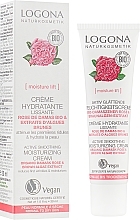 Fragrances, Perfumes, Cosmetics Day Face Bio-Cream for Dry Skin - Logona Facial Care Day Cream Organic Rose