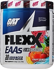 Dietary Supplement "Fruit Punch" - GAT Sport Flexx EAAs + Hydration Fruit Punch — photo N1