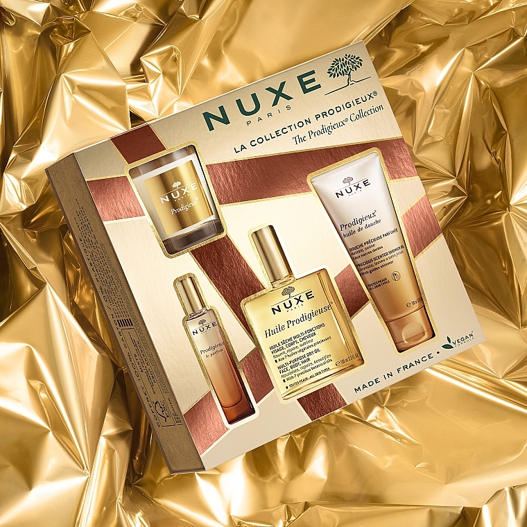 Nuxe Prodigieux - Set (perf/15ml + oil/100ml + sh/gel/100ml + candle/70g) — photo N3