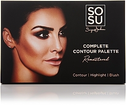 Face Contour Palette - Sosu by SJ Remastered Complete Contour Palette — photo N3