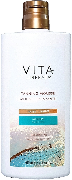 Self-Tanning Mousse - Vita Liberata Tinted Tanning Mousse Medium — photo N1