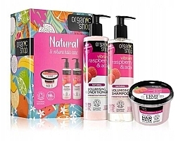 Fragrances, Perfumes, Cosmetics Set - Organic Shop Natural & Volume Hair Care (shm/280ml + cond/280ml + mask/250ml)