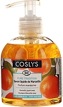 Fragrances, Perfumes, Cosmetics Liquid Soap Savon De Marseille with Organic Olive Oil and Tangerine Scent - Coslys Marselle soap Mandarin fragrance