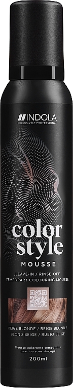 Tinted Styling Mousse - Indola Color Style Mousse — photo N1