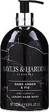 Liquid Hand Soap - Baylis & Harding Elements Dark Amber & Fig Luxury Hand Wash — photo N1