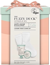 Fragrances, Perfumes, Cosmetics Set - Baylis & Harding The Fuzzy Duck Cotswold Spa Luxury Foot Care Gift Set (crystal/50 g + f/lot/50 ml + socks/2 pcs)