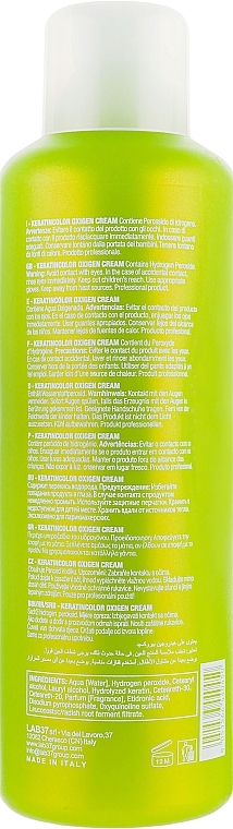 Cream Oxidizer 3% - BBcos Keratin Color Oxigen Cream 10 Vol — photo N7