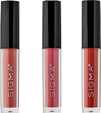 Lipstick Set - Sigma Beauty Kismatte Lip Trio (lipstick/3*1.4g) — photo N2