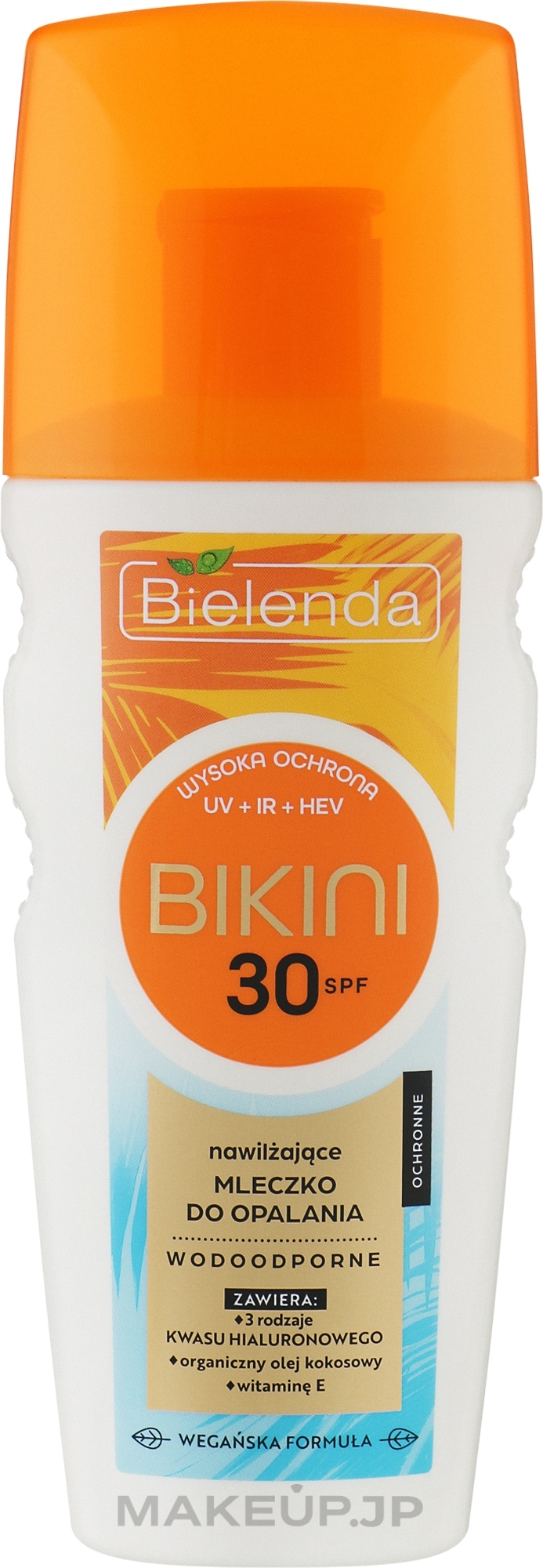 Moisturizing Sunscreen Tanning Lotion SPF30 - Bielenda Bikini — photo 175 ml