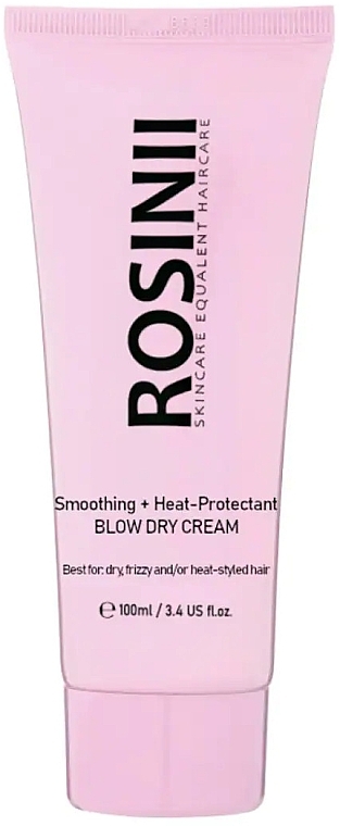 Heat Protectant Hair Cream - Rosinii Smoothing+ Heat Protectant Blow Dry Cream — photo N1