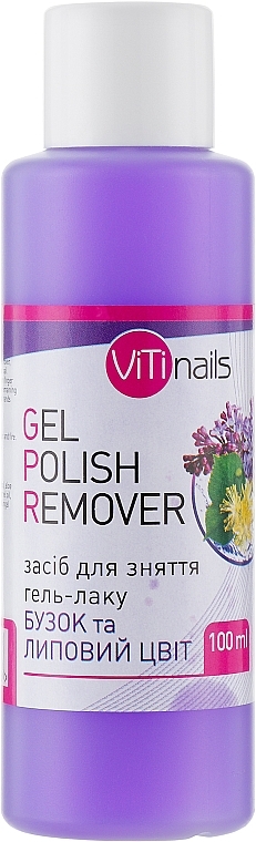 Gel Polish Remover with Lilac & Linden Blossom Extract - ViTinails Gel Polish Remover — photo N1