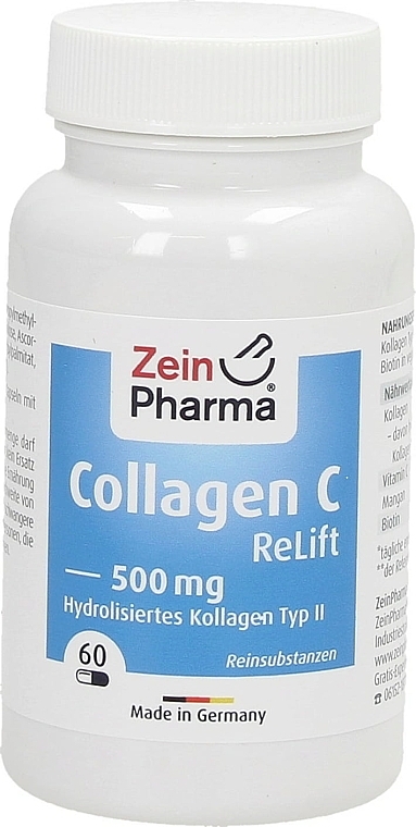 Collagen Capsules - ZeinPharma Collagen C Relift 500 Mg — photo N2